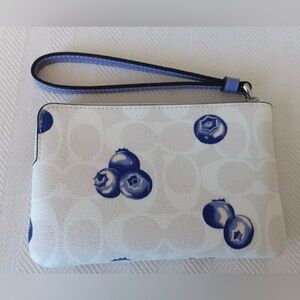 Coach Blueberry Wristlet